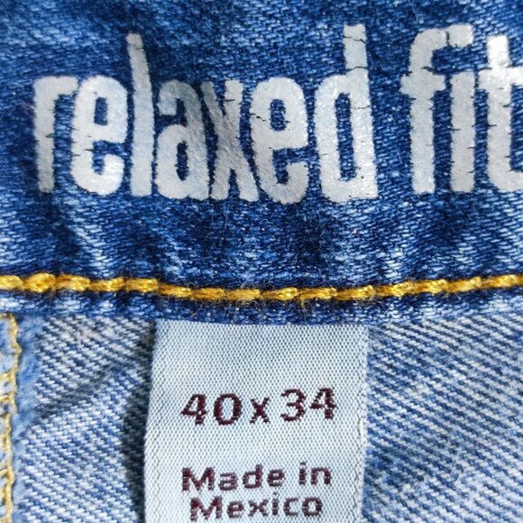 Carhartt Rugged Flex Relaxed Fit jeans men's size 40X34 ink blue colour straight - Picture 6 of 16